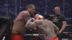 Александр Емельяненко VS Джеф Монсон, голые кулаки, реванш