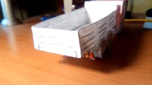 Обзор на КАМАЗ из бумаги