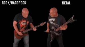 Rock VS Metal (Guitar Riffs Battle)