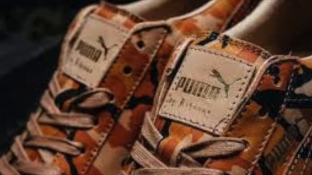 Rihanna x PUMA Creeper Orange Camo смотреть онлайн