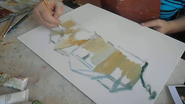 Архитектурный пейзаж а-la prima. 1. 21.04.2021. смотреть онлайн