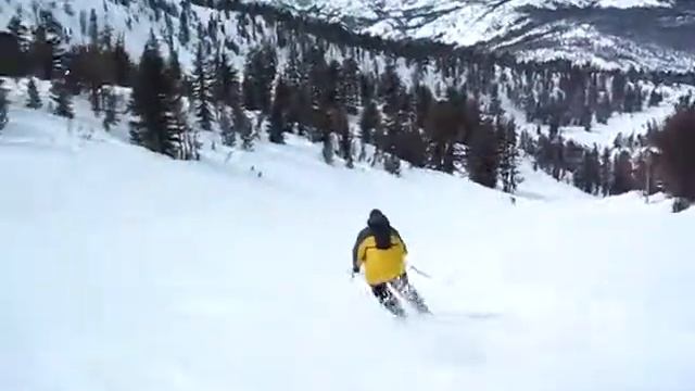 Large Yellow Ski Jacket