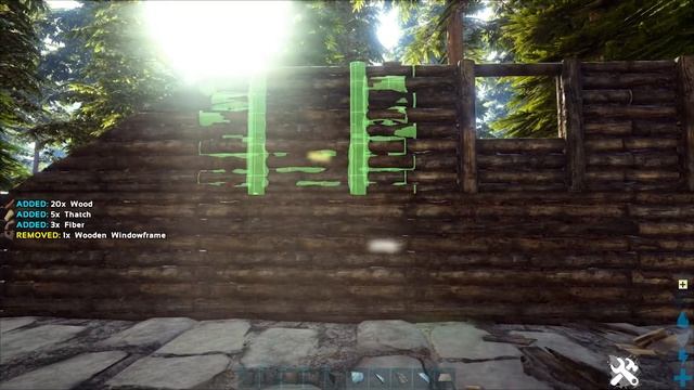 Let's Build a Cabin on Crystal Isles! | Ark: Survival Evolved Building Tutorial (PC)
