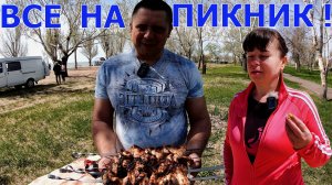 МАРИУПОЛЬЦЫ ПРАЗДНУЮТ - ВСЕ НА ПИКНИК - ОЧЕНЬ ВКУСНЫЙ ШАШЛЫК ИЗ КУРИЦЫ
