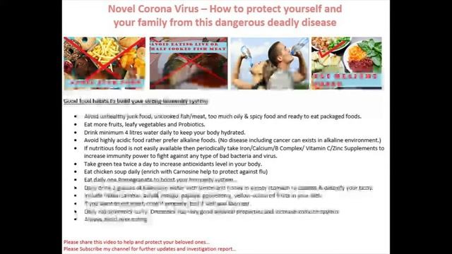 Novel Corona Virus – How to protect yourself and your family from this dangerous deadly disease смотреть онлайн