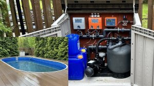 Каркасный бассейн без проблем - автоматическая очистка воды!