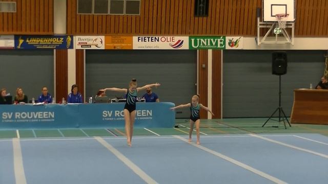 Volonté Acrogym Meppel - voorwedstrijd 2 - Jente en Amber смотреть онлайн