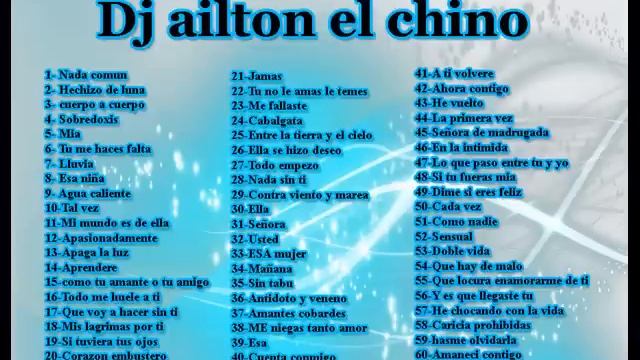 salsa erotica y romantica 1   Dj ailton el chino смотреть онлайн