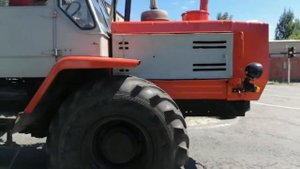 Вождение Хтз т-150(харьковский тракторный завод) практическое вождение