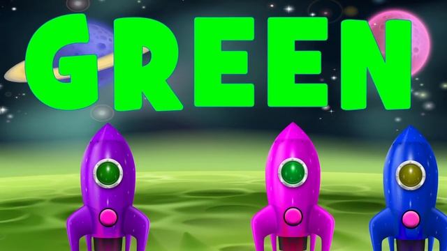 COLORS of ROCKET SHIPS - Colours for kids - learning colors with space ships - Bee Bee Colors