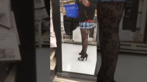 Pt1 crossdresser in public another school girl skirt!