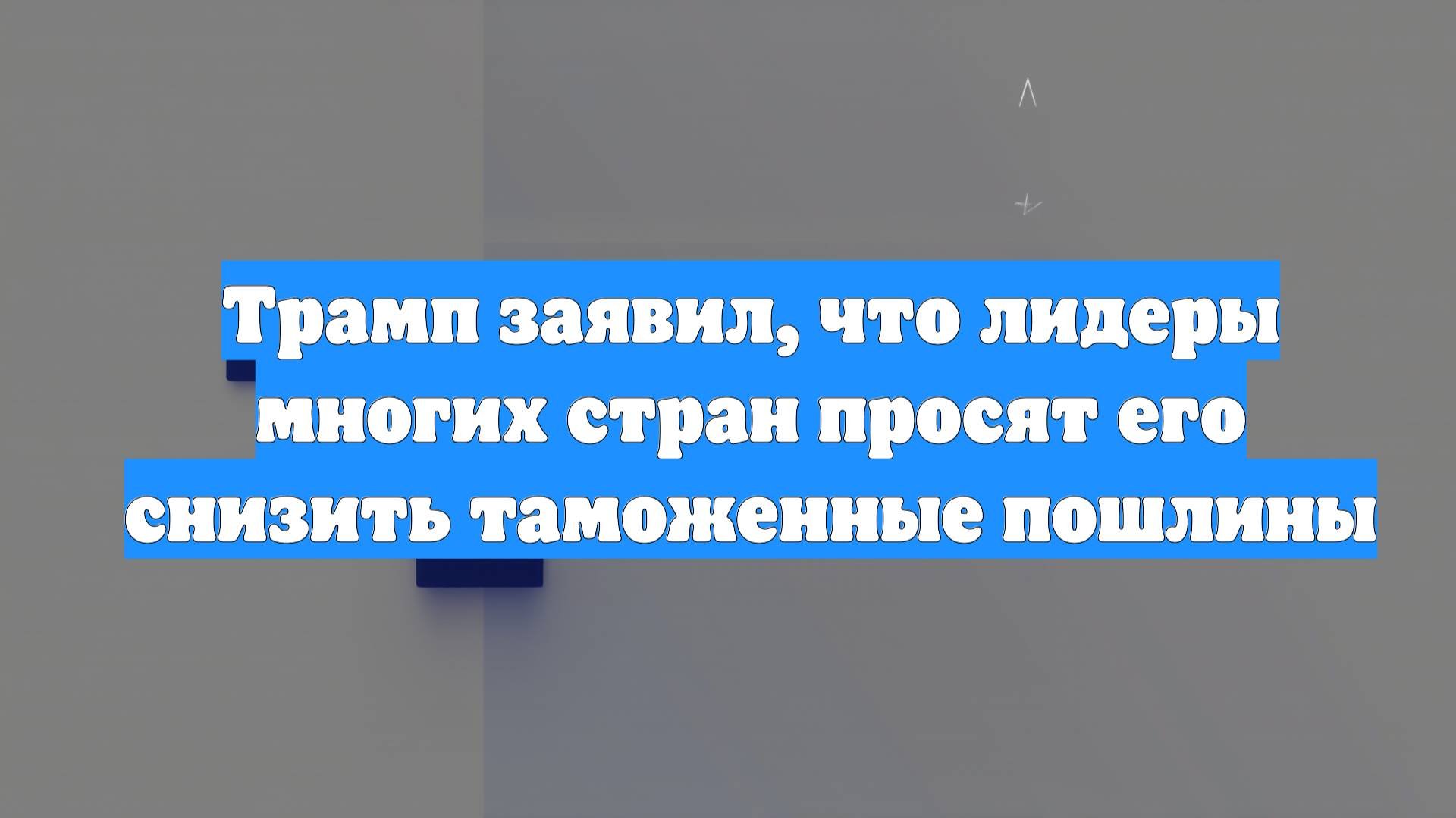 Трамп заявил, что лидеры многих стран просят его снизить таможенные пошлины