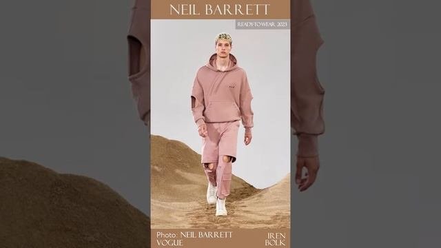 NEIL BARRETT Мужская летняя одежда 2023 CASUAL WEAR
