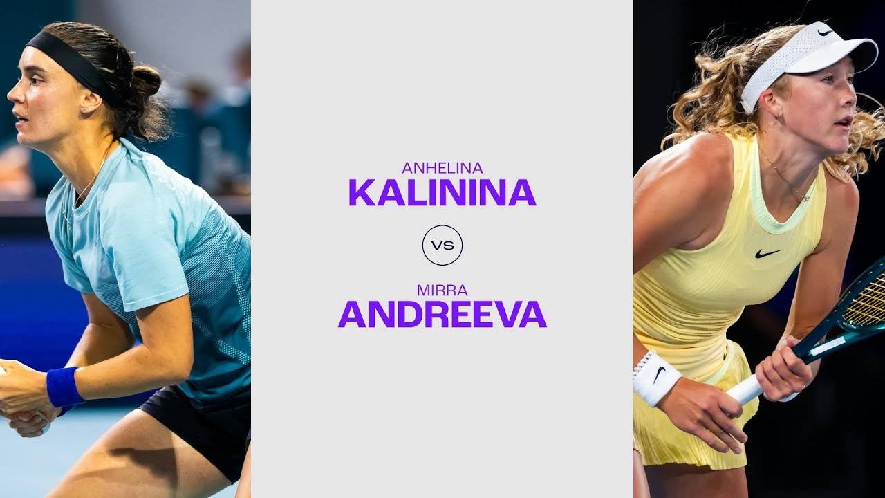 19.04.24. Ангелина Калинина - Мирра Андреева. WTA Rouen. Anhelina Kalinina - Mirra Andreeva