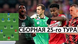 Спартак, Краснодар, Зенит - в сборной 25-го тура!