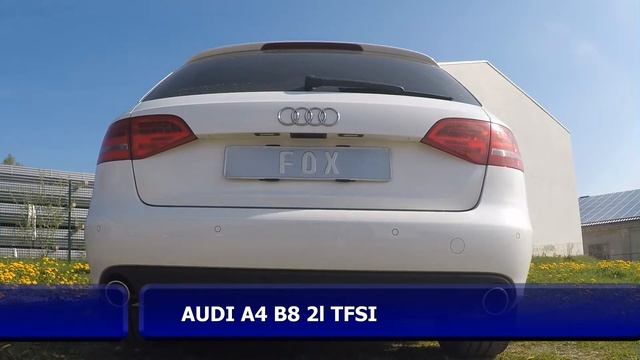 Audi A4 B8 132kw - FOX échappements смотреть онлайн