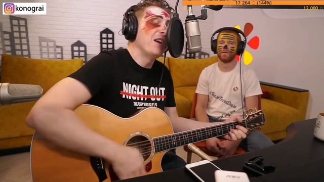 Ночь - Ты в моей голове. На гитаре. смотреть онлайн