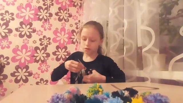 Пушок из ниток! Легко и просто своими руками🤗🤗🤗