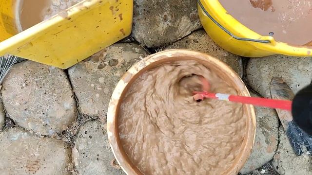 РЕМОНТ обновление ТАНДЫР жаропрочная замазка ЧАСТЬ 2