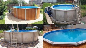 Бассейны для дачи морозоустойчивые. Модели каркасных бассейнов Atlantic Pool Эсприт-Биг и Гибралтар