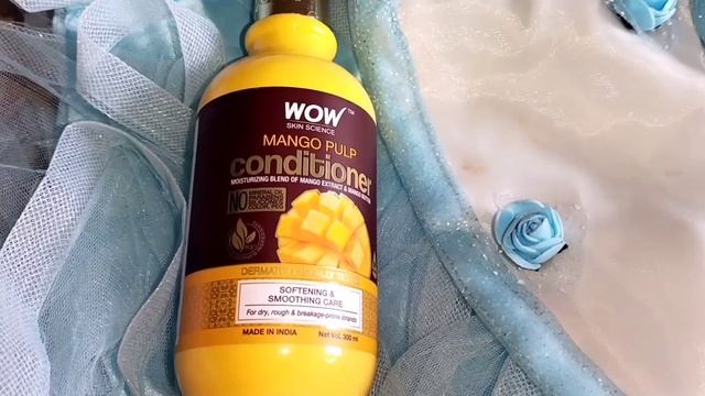 New Launch  Wow Skin Science Mango Pulp Range  Shampoo  Conditioner  Hair Mask