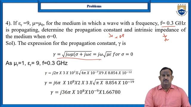 Problems on Waves and Propagation Constant by Dr. P Ashok Babu смотреть онлайн