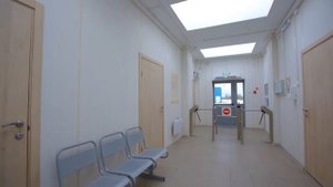 Модульное здание центрального КПП завода