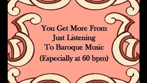 Super Learning Music - Baroque Tune at 60 bpm - Improves Study, Creativity and Chill