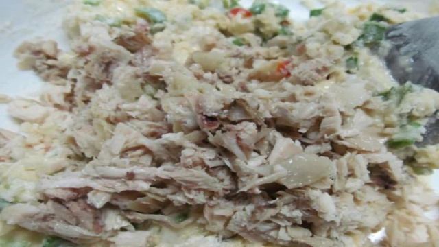 Хрустящие куриные пончики
