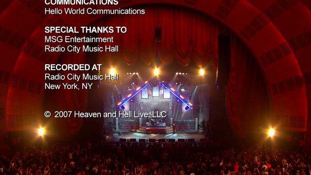 Heaven And Hell - Neon Knights HD (Radio City Music Hall Live!) смотреть онлайн