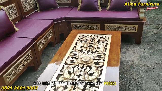 BEST SELLER dan paling laris, kursi sudut rahwana @alinafurniturejepara6138 смотреть онлайн