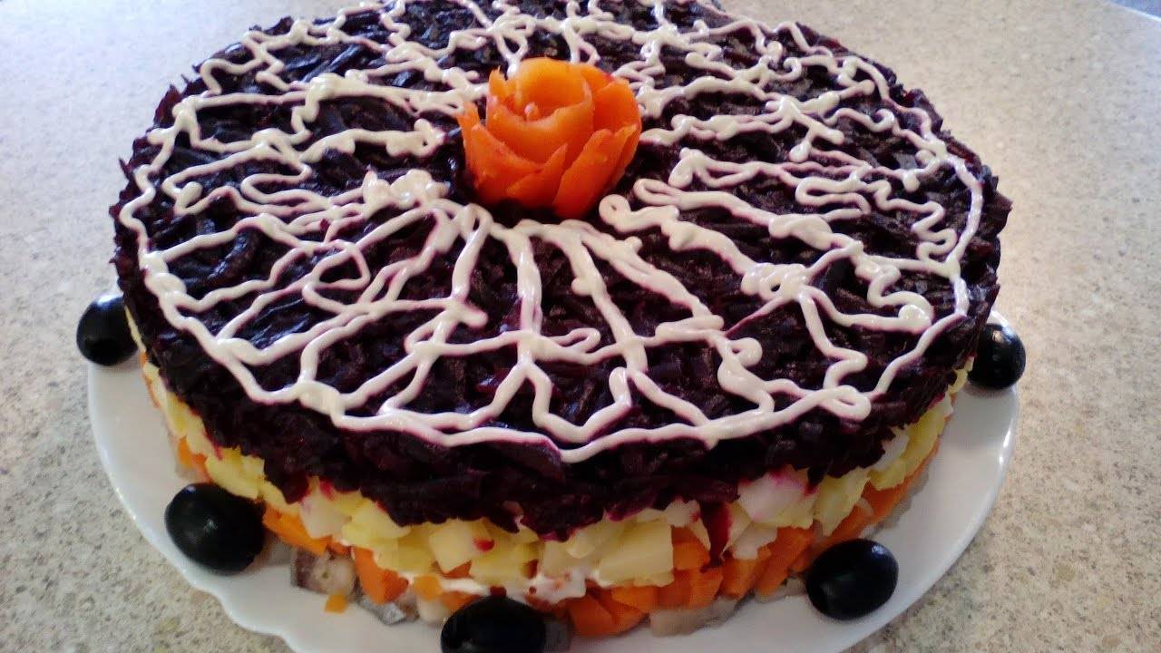 САЛАТ НА ПРАЗДНИЧНЫЙ СТОЛ! "Сельдь под шубой"! смотреть онлайн