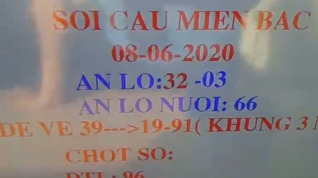 Ăn lô:32-03-66/ soi cầu miền bắc 08/06/2020,dàn đề nuôi 08/06/2020 đến 14/06/2020