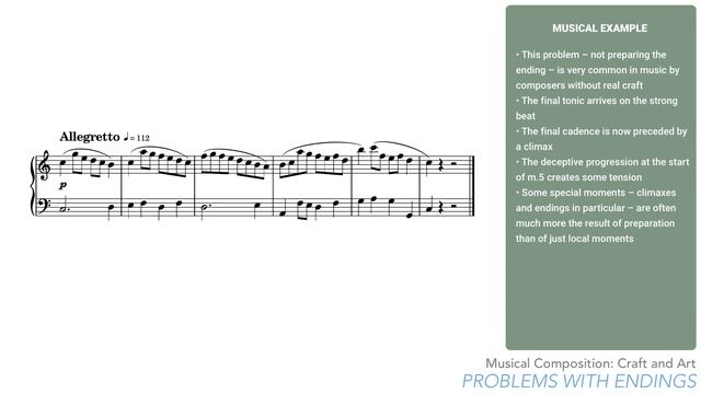 Musical Composition, Craft and Art #30 - Problems with Endings смотреть онлайн