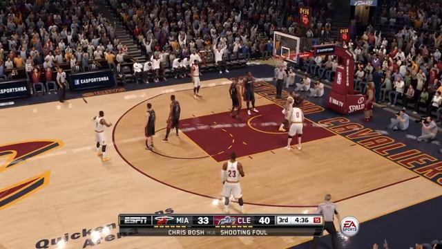 Miami Heat vs Cleveland Cavaliers | NBA LIVE 16 смотреть онлайн