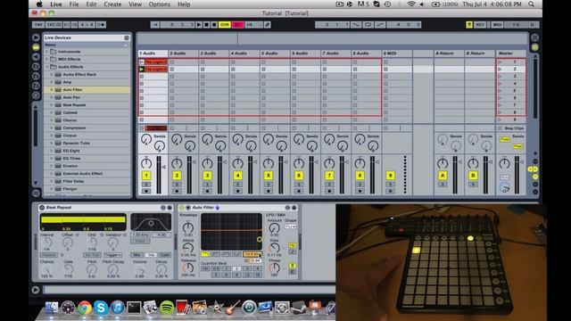 How To Make a Live Dubstep/Electro Mix With the Launchpad