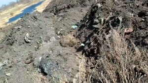 Незаконное вскрытие свалки в стадии рекультивации. Свалка закрыта с 1993 года. Копейск