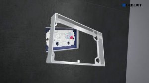 Установка клавиши для инсталляции Geberit Omega60.