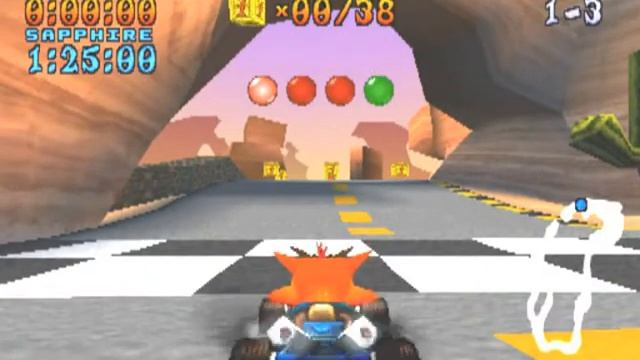 CTR Walkthough Dingo Canyon CTR Challenge & Relic Race - Part 20 смотреть онлайн