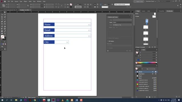 Create Interactive Form in InDesign | InDesign Interactivity