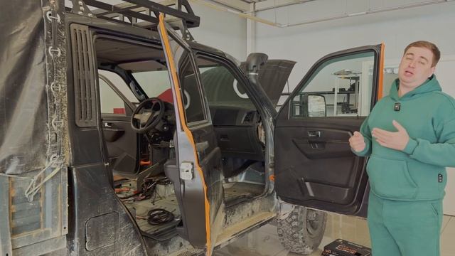 Заглушки выпадают сами | УАЗ Профи на комплексной шумоизоляции смотреть онлайн