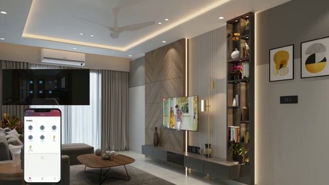 Smart Touch switch Home automation. смотреть онлайн