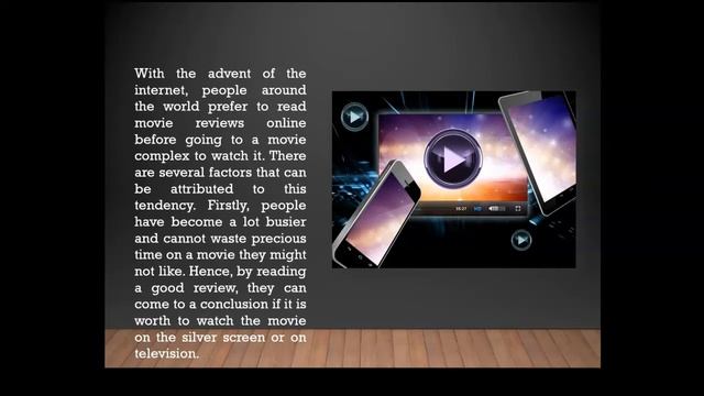 JDVL Varn Film STudies- Writing a Movie Review смотреть онлайн