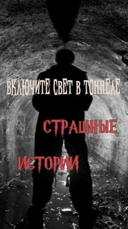 Включите свет в тоннеле | Страшные истории на ночь | Страшилки на ночь #shorts #shortsvideo