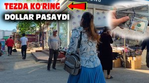 Tezda ko'ring Dollar pasaydi Urganch bozorini dollar kursi 21.04.2025
