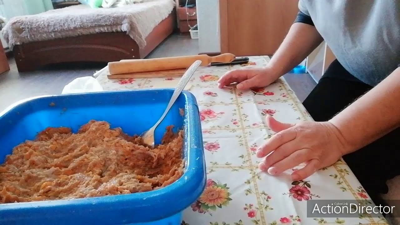 Манты с фаршем и тыквой! смотреть онлайн