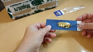 Распаковка посылки с блесной Колебалка-Питер Мелководная по заказу Fmagazin