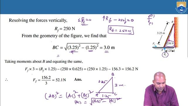 Ladder Friction by Dr. K Viswanath Allamraju