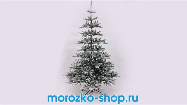 Искусственная ель ИМПЕРИАЛ флокированная, (литая хвоя РЕ+PVС), 228 см, National Tree Co