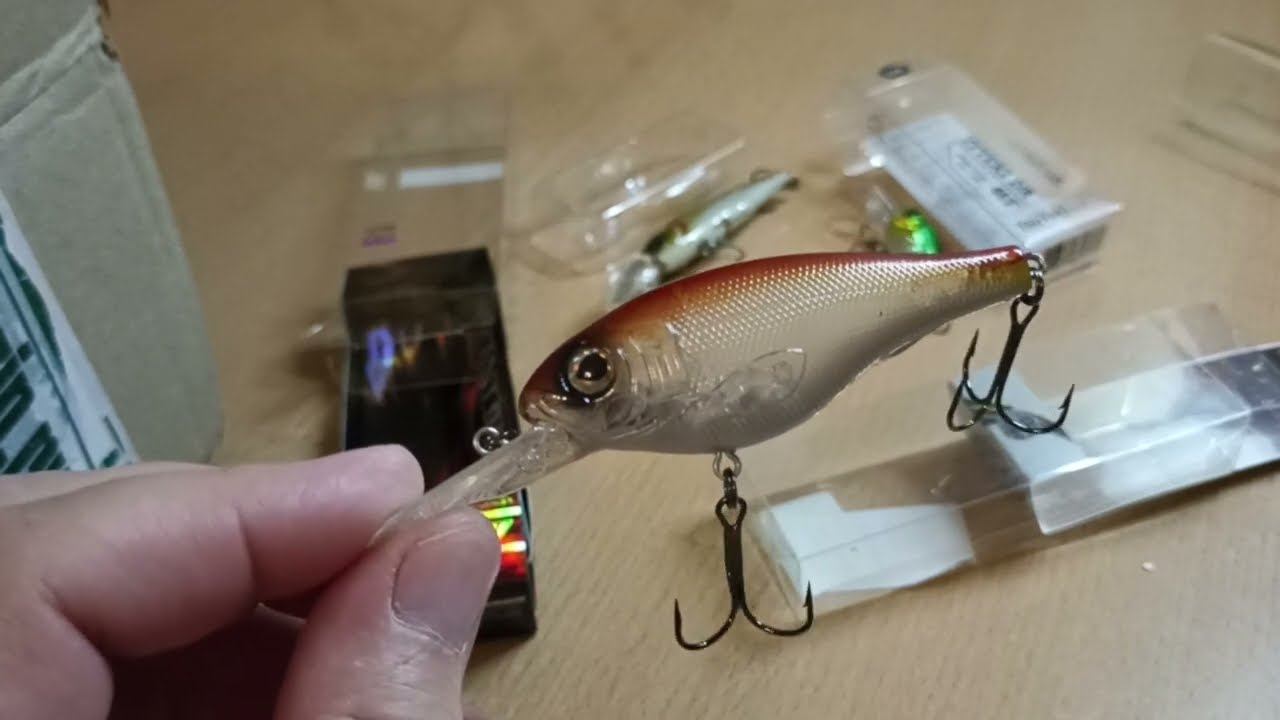 Распаковка посылки с воблерами German Fat Minnow 85F, TsuYoki и Kosadaka по заказу Fmagazin